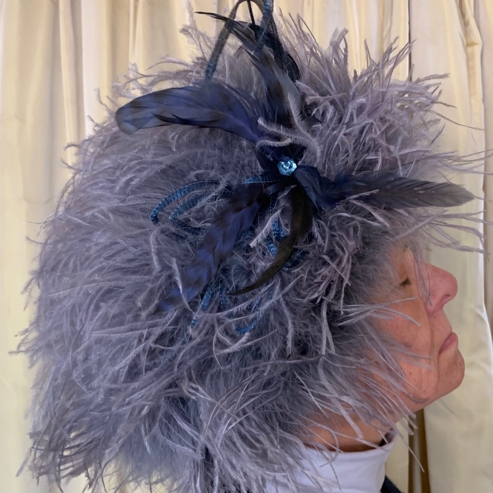 Ostrich Feather Hat